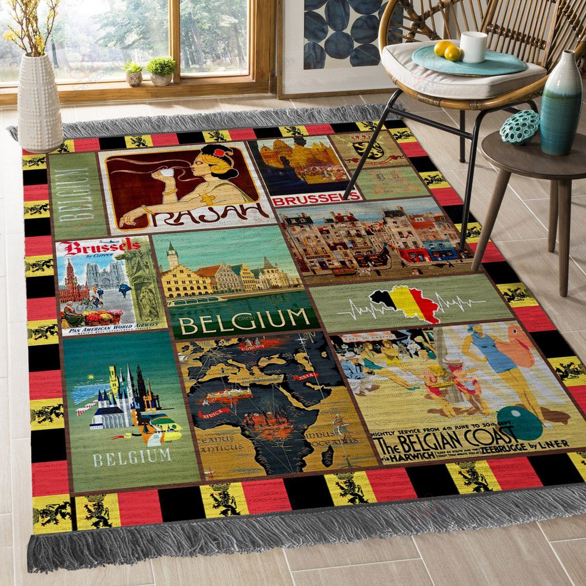 Belgium Rug Sport Decor Gift Floor Decor Living Room Carpet Rug Area Rug - 2f150c2afc95 Belgium Rug Sport Decor Gift Floor Decor Living Room Carpet Rug Area Rug - 2f150c2afc95