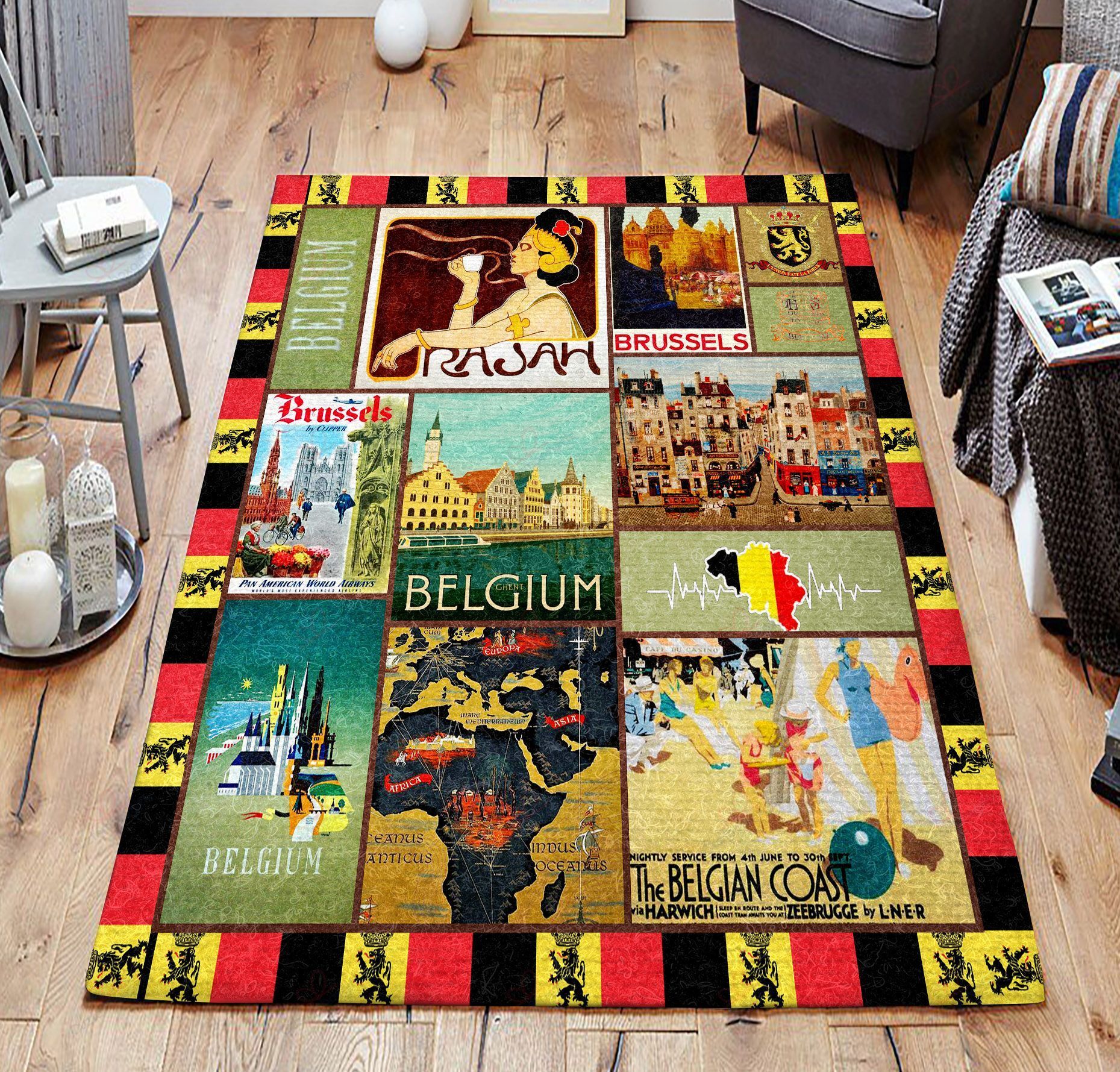 Belgium Rug Sport Decor Gift Floor Decor Living Room Carpet Rug Area Rug - 9f1666e04edf Belgium Rug Sport Decor Gift Floor Decor Living Room Carpet Rug Area Rug - 9f1666e04edf