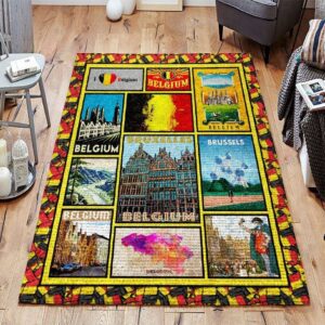 Belgium Scenery Rug Sport Decor Gift Floor Decor Living Room Carpet Rug Area Rug - 80a7c5c1b7c1