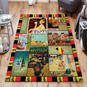 Belgium The Belgian Coast Rug Sport Decor Gift Floor Decor Living Room Carpet Rug Area Rug - 8d2d22cef391