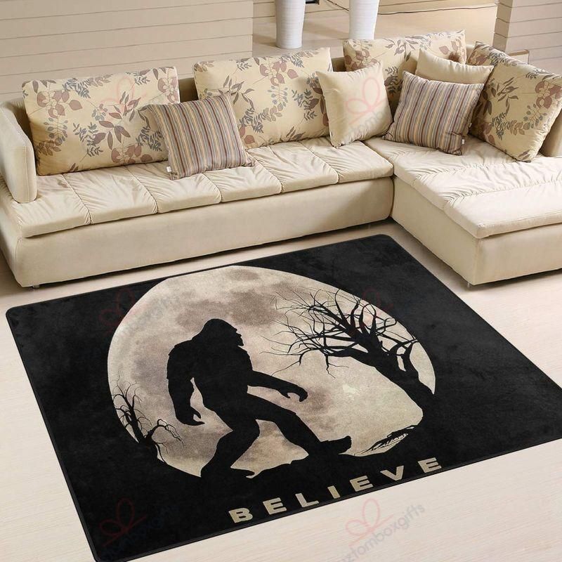 Believe Bigfoot Rug Sport Decor Gift Floor Decor Living Room Carpet Rug Area Rug - ac2da5830b0a Believe Bigfoot Rug Sport Decor Gift Floor Decor Living Room Carpet Rug Area Rug - ac2da5830b0a
