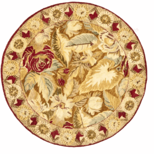 Bergama Round Carpet Floor Rug Living Room Bedroom Decor Round Area Rug Carpet
