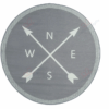 Bergen Gray Round Carpet Floor Rug Living Room Bedroom Decor Round Area Rug Carpet