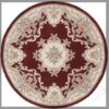 Bergen Handtufted Wool Oriental Round Carpet Floor Rug Living Room Bedroom Decor Round Area Rug Carpet