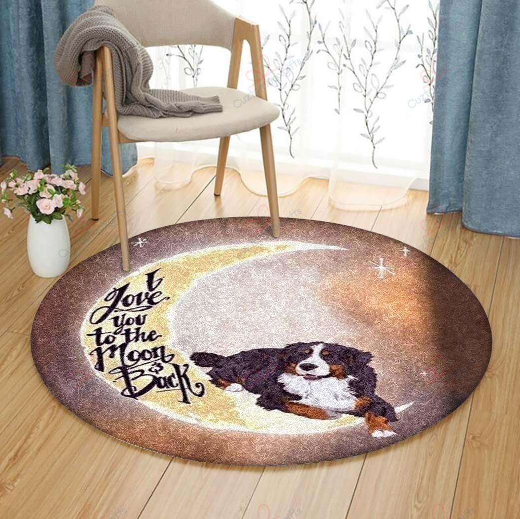 Bernese Mountain Dog I Love You Round Carpet Floor Rug Living Room Bedroom Decor Round Area Rug Carpet Bernese Mountain Dog I Love You Round Carpet Floor Rug Living Room Bedroom Decor Round Area Rug Carpet