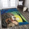 Bernese Mountain Fairy Tale Rug Sport Decor Gift Floor Decor Living Room Carpet Rug Area Rug - cf881552a287