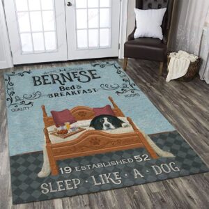 Bernese Mountain Rug Sport Decor Gift Floor Decor Living Room Carpet Rug Area Rug - 479841fd4604