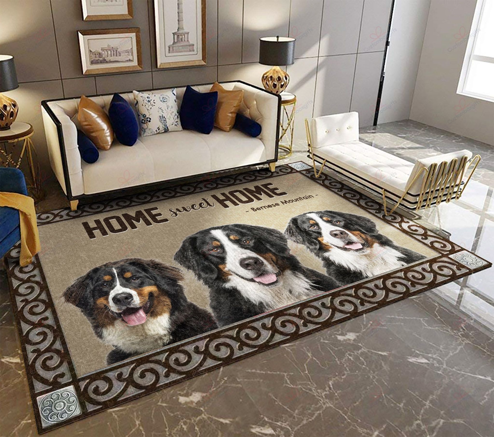Bernese Mountain Home Sweet Home Rug Sport Decor Gift Floor Decor Living Room Carpet Rug Area Rug - 05e9c5d7426a Bernese Mountain Home Sweet Home Rug Sport Decor Gift Floor Decor Living Room Carpet Rug Area Rug - 05e9c5d7426a