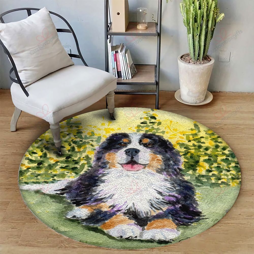 Bernese Mountain Painting Round Carpet Floor Rug Living Room Bedroom Decor Round Area Rug Carpet Bernese Mountain Painting Round Carpet Floor Rug Living Room Bedroom Decor Round Area Rug Carpet