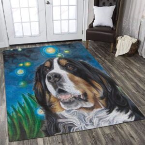 Bernese Mountain Pretty Rug Sport Decor Gift Floor Decor Living Room Carpet Rug Area Rug - e60ca2984846