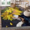 Bernese Mountain Sunflower Rug Sport Decor Gift Floor Decor Living Room Carpet Rug Area Rug - 1454687c6a11