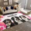 Bernese Mountains Are My Valentine Rug Sport Decor Gift Floor Decor Living Room Carpet Rug Area Rug - e1d8e29c812b