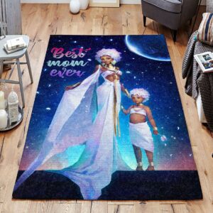 Best Mom Ever Rug Sport Decor Gift Floor Decor Living Room Carpet Rug Area Rug - 53088cc3ba34