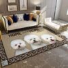 Bichons Frise Home Sweet Home Rug Sport Decor Gift Floor Decor Living Room Carpet Rug Area Rug - a1a73dbfc179