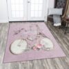 Bicycle And Eiffel Tower Rug Sport Decor Gift Floor Decor Living Room Carpet Rug Area Rug - fffbca6a19eb