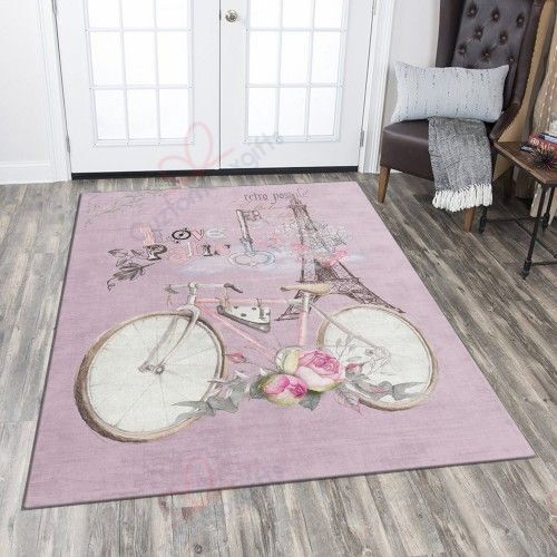 Bicycle And Eiffel Tower Rug Sport Decor Gift Floor Decor Living Room Carpet Rug Area Rug - fffbca6a19eb Bicycle And Eiffel Tower Rug Sport Decor Gift Floor Decor Living Room Carpet Rug Area Rug - fffbca6a19eb