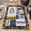 Bicycle Go Out Rug Sport Decor Gift Floor Decor Living Room Carpet Rug Area Rug - 87b9b820124d
