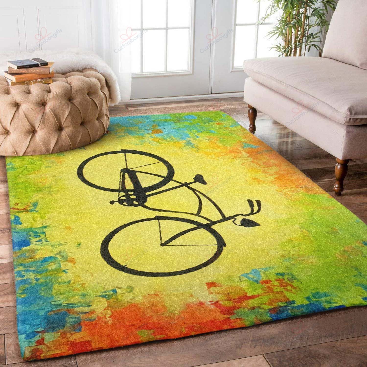 Bicycle Green Rug Sport Decor Gift Floor Decor Living Room Carpet Rug Area Rug - 10af17818864 Bicycle Green Rug Sport Decor Gift Floor Decor Living Room Carpet Rug Area Rug - 10af17818864