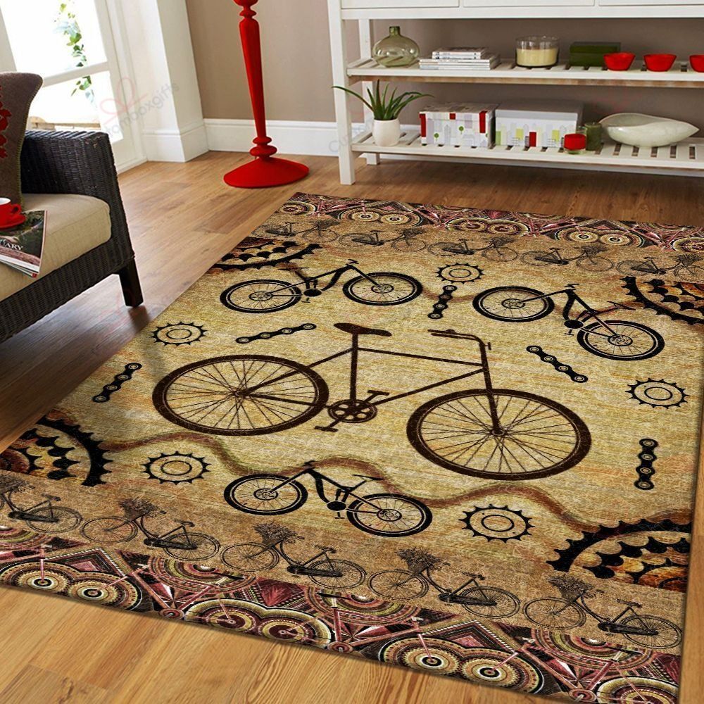 Bicycle Rug Sport Decor Gift Floor Decor Living Room Carpet Rug Area Rug - 69b36ace83f1 Bicycle Rug Sport Decor Gift Floor Decor Living Room Carpet Rug Area Rug - 69b36ace83f1