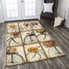 Bicycle Letter Rug Sport Decor Gift Floor Decor Living Room Carpet Rug Area Rug - 9542b16e5cd9