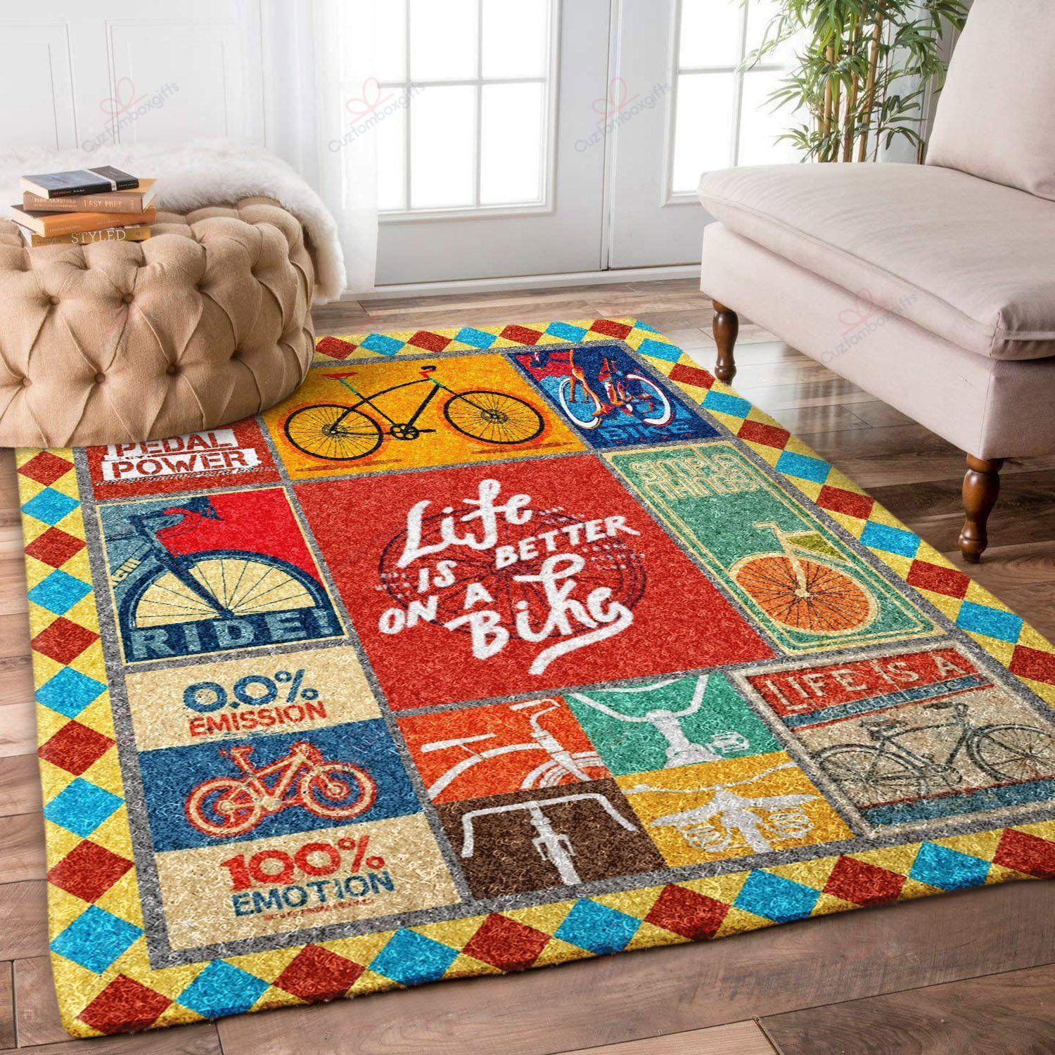 Bicycle Like Is Better Is On Bike Rug Sport Decor Gift Floor Decor Living Room Carpet Rug Area Rug - d9cf2b4f897e Bicycle Like Is Better Is On Bike Rug Sport Decor Gift Floor Decor Living Room Carpet Rug Area Rug - d9cf2b4f897e