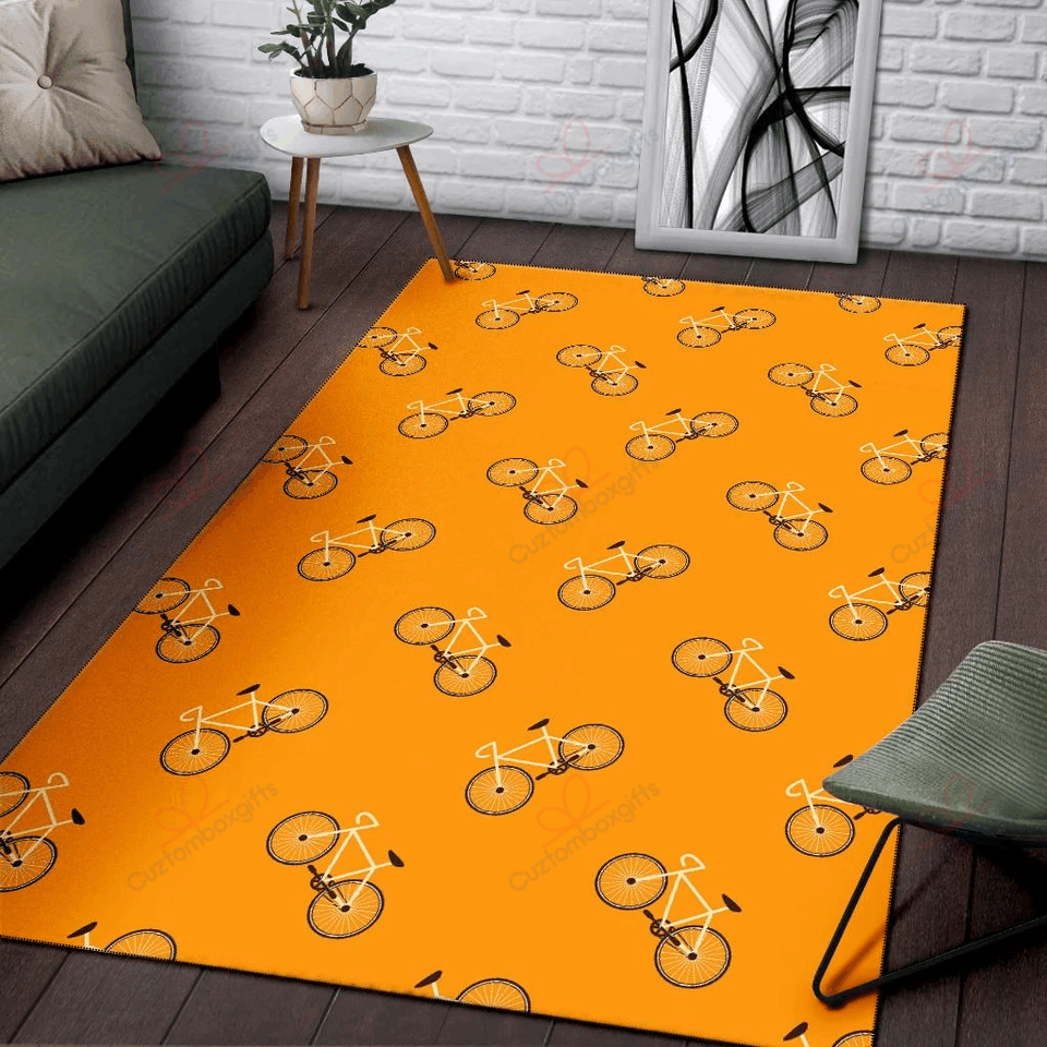 Bicycle Orange Rug Sport Decor Gift Floor Decor Living Room Carpet Rug Area Rug - 4341e6791ce1 Bicycle Orange Rug Sport Decor Gift Floor Decor Living Room Carpet Rug Area Rug - 4341e6791ce1