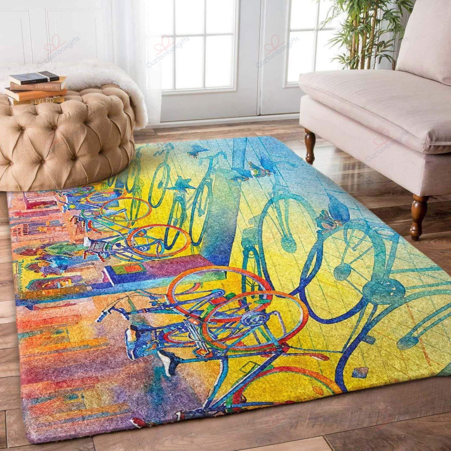 Bicycle Painting 1 Rug Sport Decor Gift Floor Decor Living Room Carpet Rug Area Rug - 55c4ded708ce Bicycle Painting 1 Rug Sport Decor Gift Floor Decor Living Room Carpet Rug Area Rug - 55c4ded708ce
