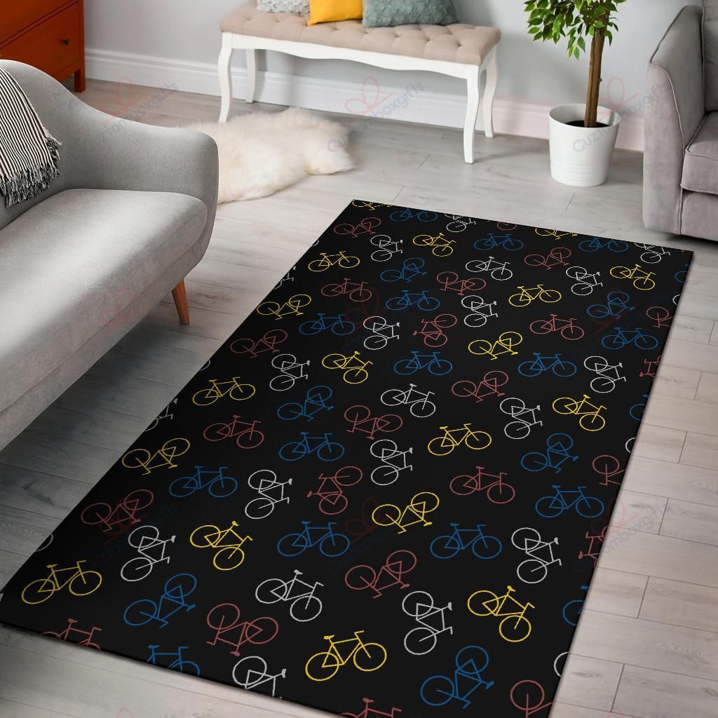 Bicycle Pattern 3 Rug Sport Decor Gift Floor Decor Living Room Carpet Rug Area Rug - c7b801cb8769 Bicycle Pattern 3 Rug Sport Decor Gift Floor Decor Living Room Carpet Rug Area Rug - c7b801cb8769