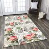 Bicycle Pink Flower Rug Sport Decor Gift Floor Decor Living Room Carpet Rug Area Rug - 10ec30e73715