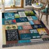 Bicycling Art Rug Sport Decor Gift Floor Decor Living Room Carpet Rug Area Rug - 4853899a2c6d