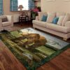 Big Bear Rug Sport Decor Gift Floor Decor Living Room Carpet Rug Area Rug - 9e5bb953f017