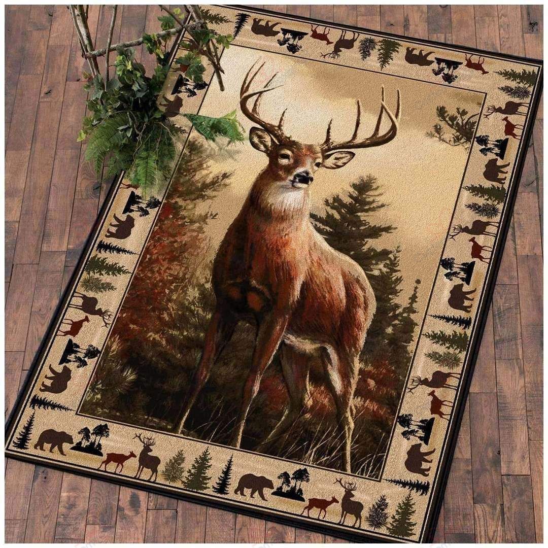 Big Deer Rug Sport Decor Gift Floor Decor Living Room Carpet Rug Area Rug - a3a3f92946c9 Big Deer Rug Sport Decor Gift Floor Decor Living Room Carpet Rug Area Rug - a3a3f92946c9