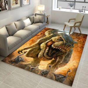 Big Dinosaur Rug Sport Decor Gift Floor Decor Living Room Carpet Rug Area Rug - 0dc20a2bfb90