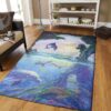 Big Dolphin Rug Sport Decor Gift Floor Decor Living Room Carpet Rug Area Rug - 09686555544f