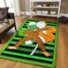 Bigfoot Dabbing Irish Clover Rug Sport Decor Gift Floor Decor Living Room Carpet Rug Area Rug - e032c9d8e042