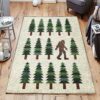Bigfoot Rug Sport Decor Gift Floor Decor Living Room Carpet Rug Area Rug - 177f322a393d
