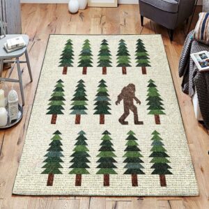 Bigfoot Rug Sport Decor Gift Floor Decor Living Room Carpet Rug Area Rug - 177f322a393d