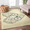 Bike Heart Rug Sport Decor Gift Floor Decor Living Room Carpet Rug Area Rug - ba245d36794c