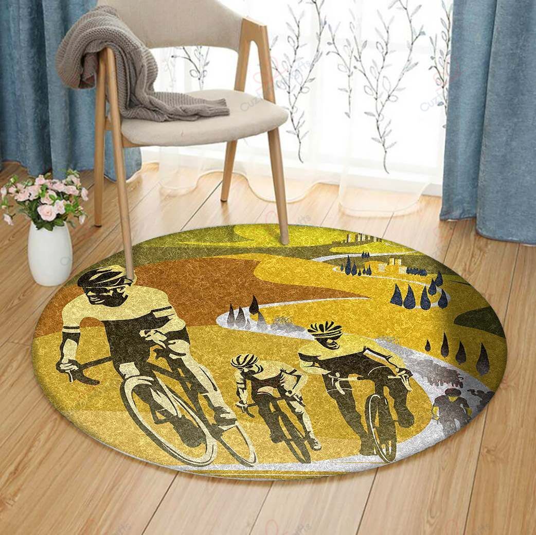 Bike Racing Round Carpet Floor Rug Living Room Bedroom Decor Round Area Rug Carpet Bike Racing Round Carpet Floor Rug Living Room Bedroom Decor Round Area Rug Carpet