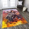 Biker Girl Rug Sport Decor Gift Floor Decor Living Room Carpet Rug Area Rug - 00dee211b7a4