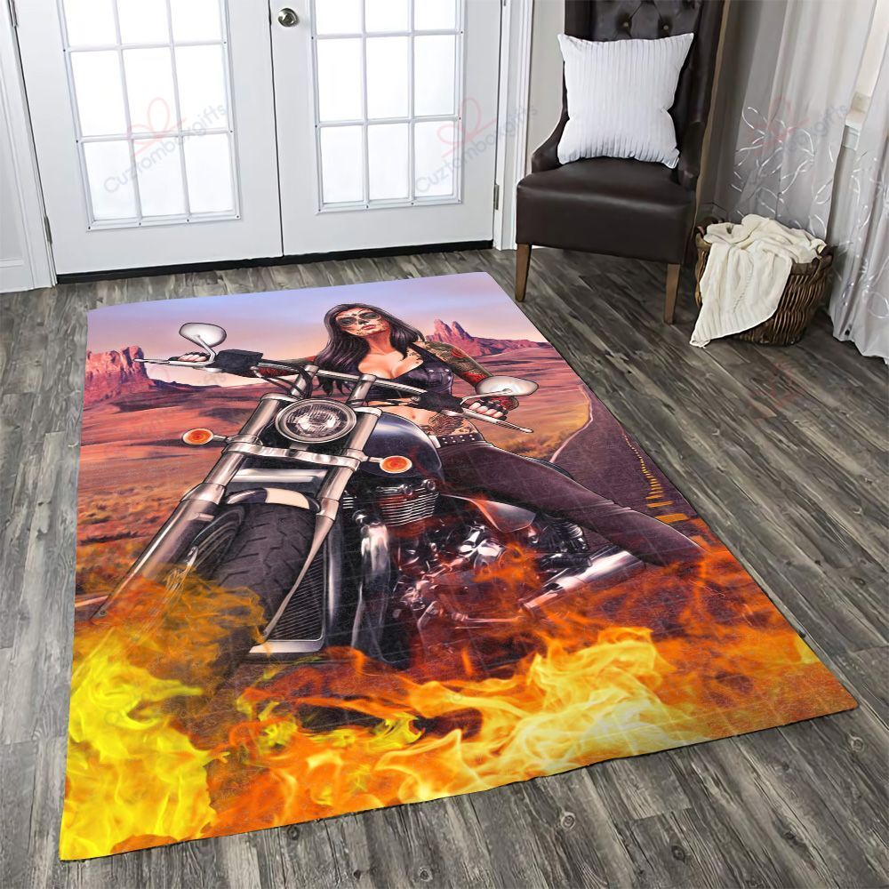 Biker Girl Rug Sport Decor Gift Floor Decor Living Room Carpet Rug Area Rug - 00dee211b7a4 Biker Girl Rug Sport Decor Gift Floor Decor Living Room Carpet Rug Area Rug - 00dee211b7a4