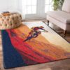 Biker Rug Sport Decor Gift Floor Decor Living Room Carpet Rug Area Rug - 9fcc0c435561