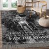 Biker I Am The Storm Rug Sport Decor Gift Floor Decor Living Room Carpet Rug Area Rug - 33d1da84092d