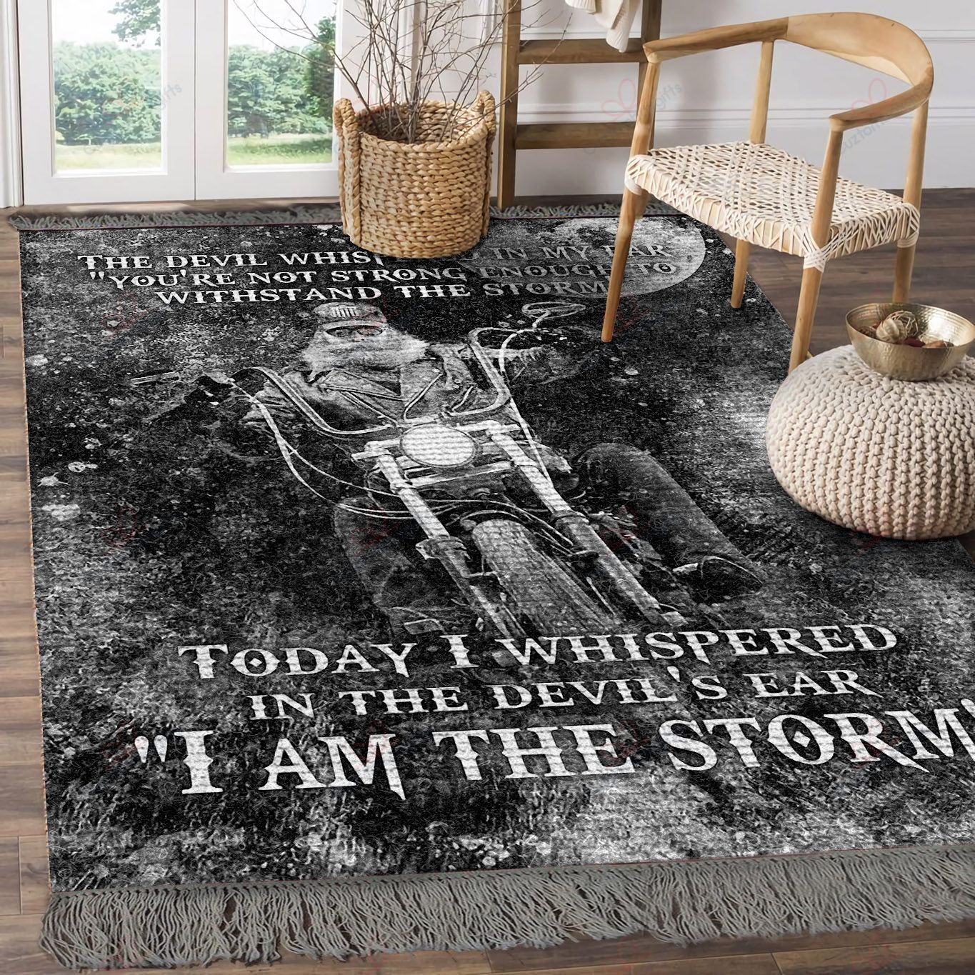 Biker I Am The Storm Rug Sport Decor Gift Floor Decor Living Room Carpet Rug Area Rug - 33d1da84092d Biker I Am The Storm Rug Sport Decor Gift Floor Decor Living Room Carpet Rug Area Rug - 33d1da84092d