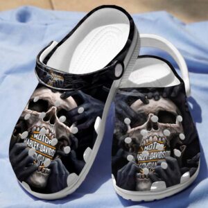 Biker Skull Crocs Clog Classic Clogs Shoes