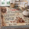 Biker Wife To Husband I Love You Rug Sport Decor Gift Floor Decor Living Room Carpet Rug Area Rug - 86ac6d13658e