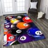 Billiard Ball Player Rug Sport Decor Gift Floor Decor Living Room Carpet Rug Area Rug - 8a7f063a22b4