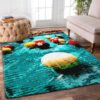 Billiard Painting Rug Sport Decor Gift Floor Decor Living Room Carpet Rug Area Rug - e5276ba302c1