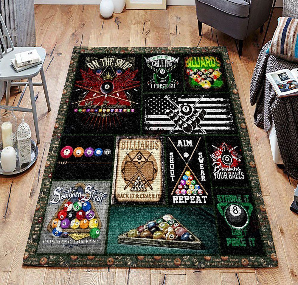Billiard Rack It Ans Crack It Rug Sport Decor Gift Floor Decor Living Room Carpet Rug Area Rug - 765c1f05528a Billiard Rack It Ans Crack It Rug Sport Decor Gift Floor Decor Living Room Carpet Rug Area Rug - 765c1f05528a