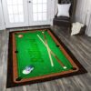 Billiard Table Rug Sport Decor Gift Floor Decor Living Room Carpet Rug Area Rug - 4c00b8d8f47c